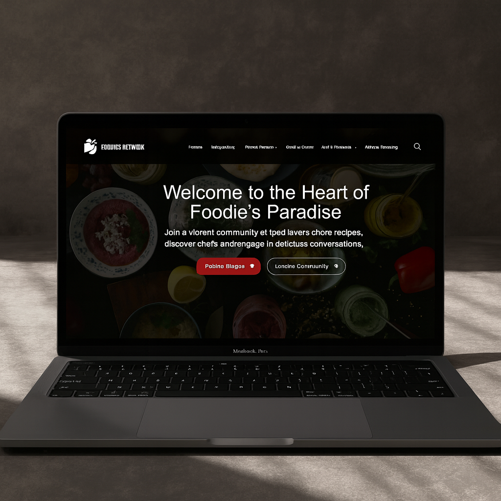 foodies mockup